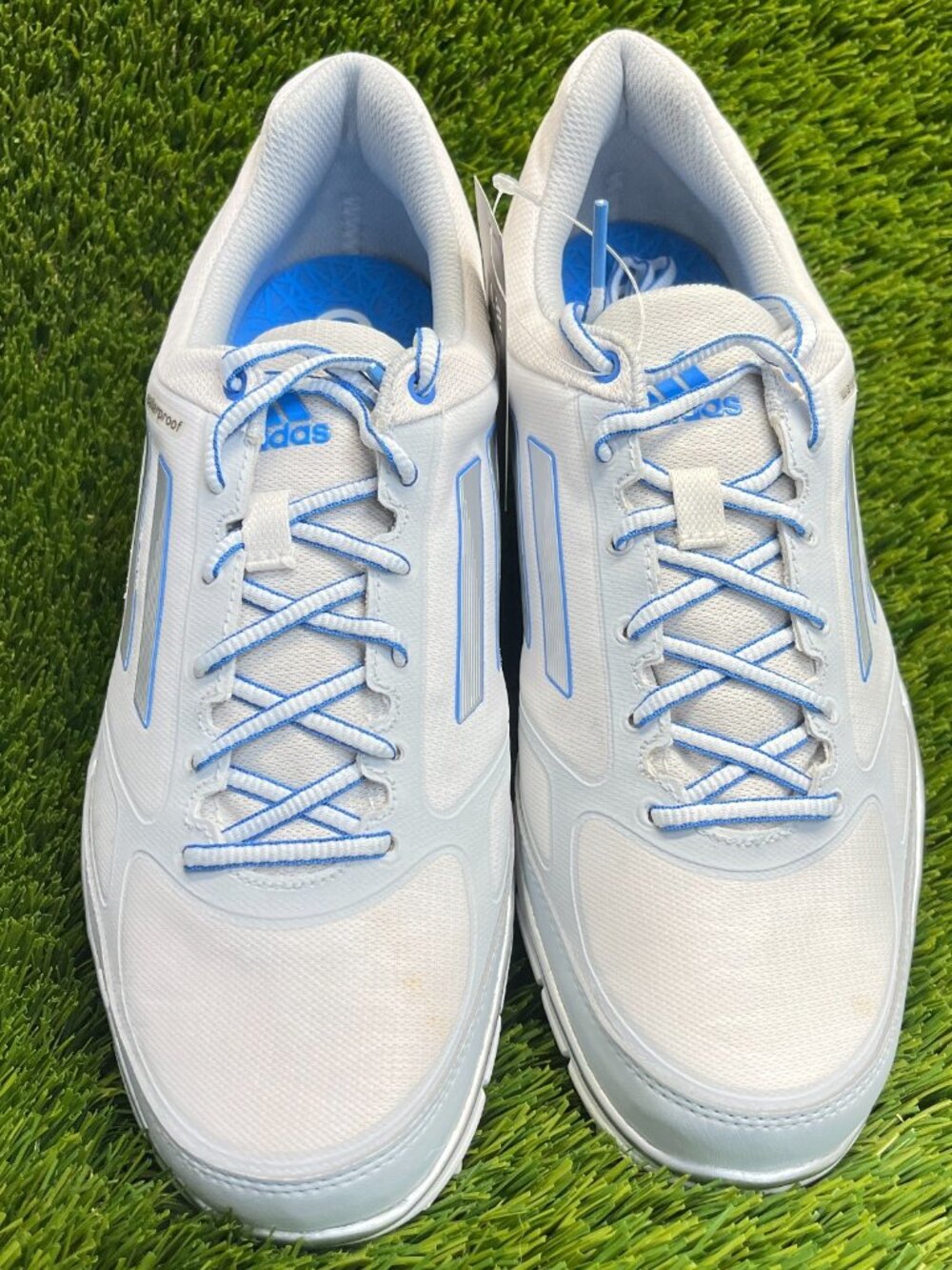 Adidas Adizero Sport III Womens Size 9 Gray Blue Running Spikeless Golf Shoes - Picture 6 of 11